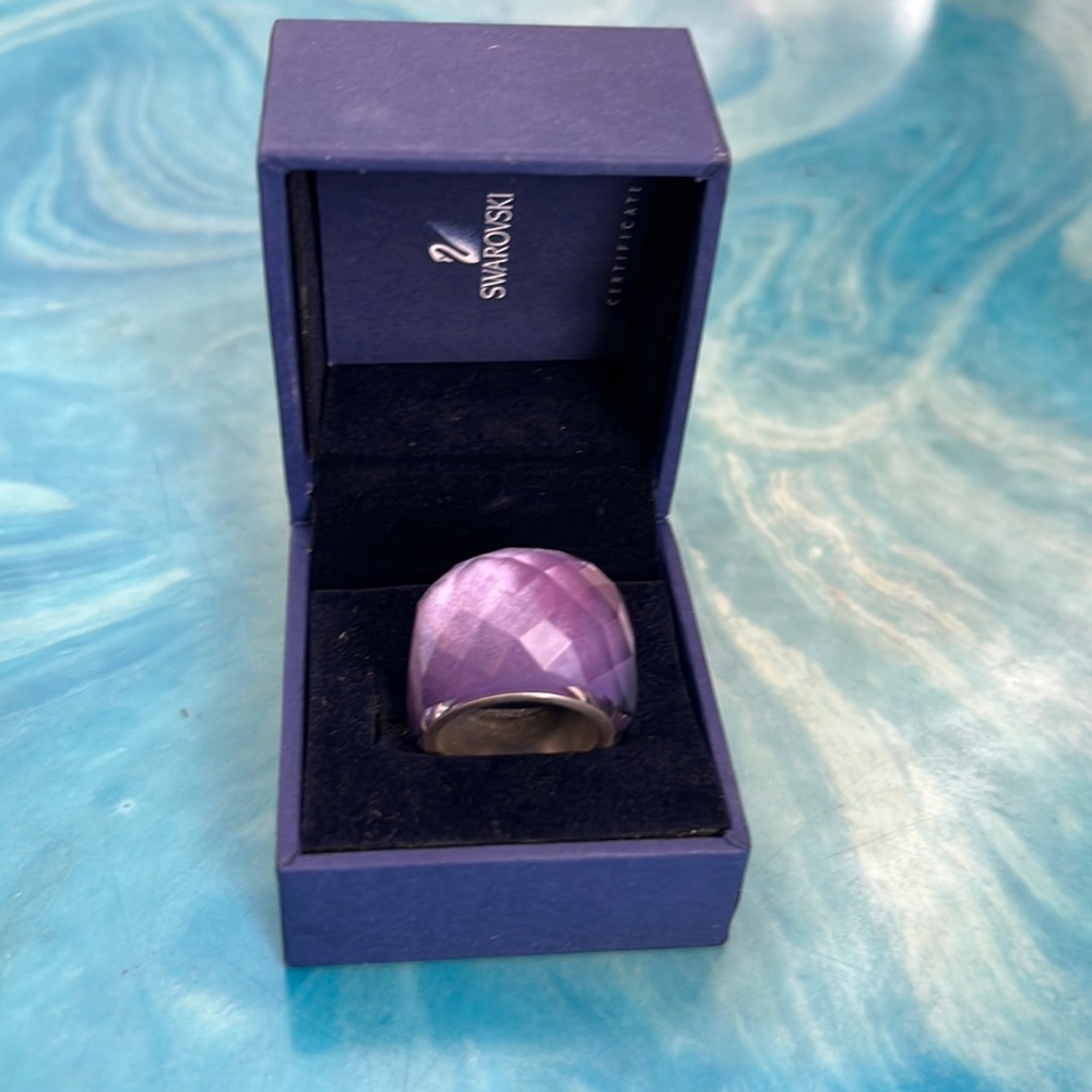 Swarovski Nirvana Tanzanite Ring Authentic